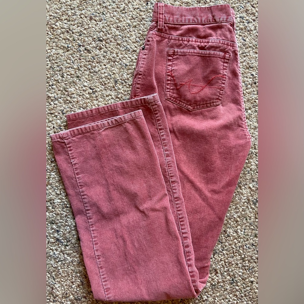 Activewear Corduroy Jeans ~ Size 6 ~ Color Berry - Picture 2 of 8
